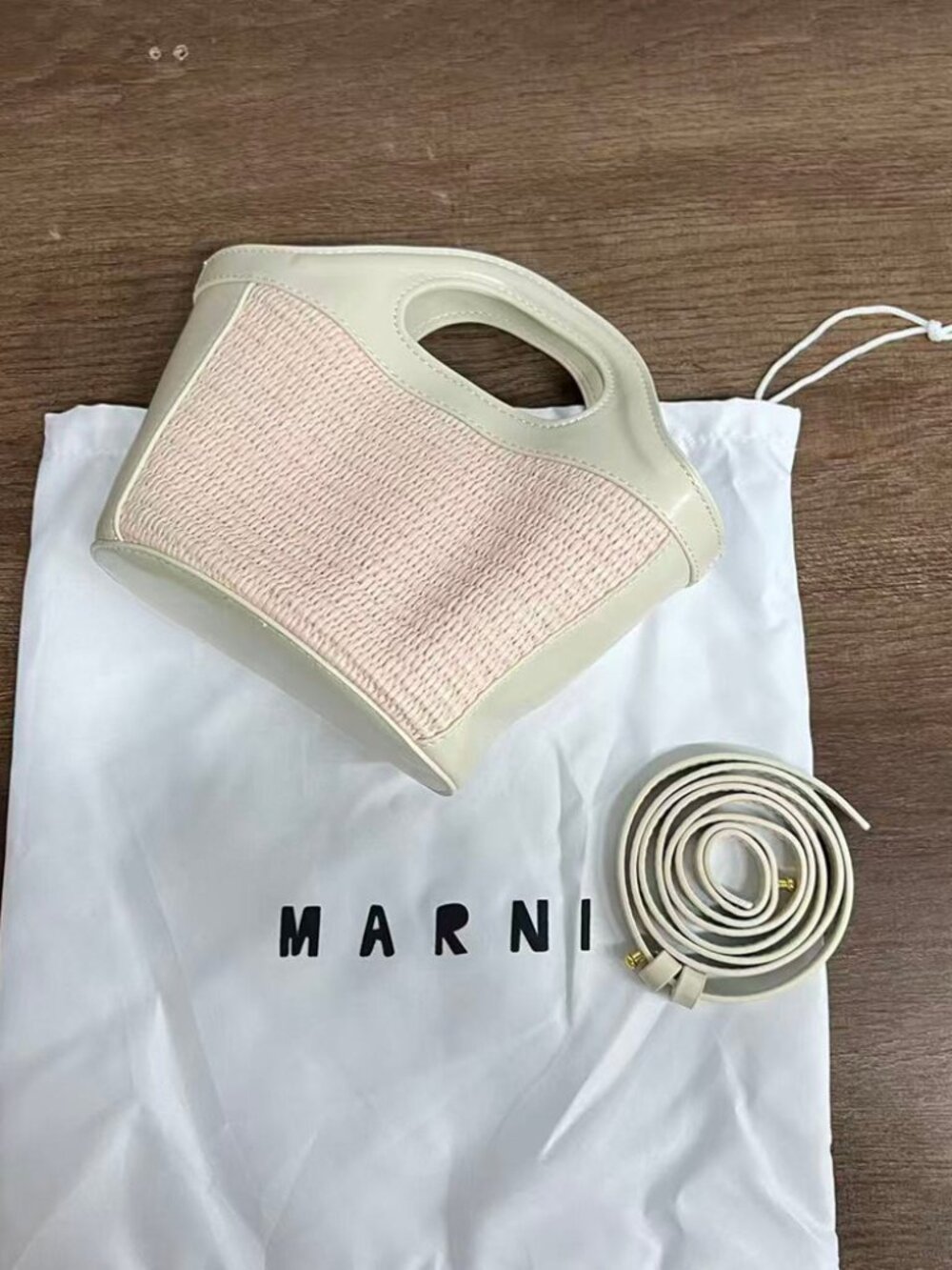 Marni Mini Raffia Basket Bag - Picture 3 of 7
